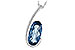 C235-10361: NECK 4.48 LONDON BLUE TOPAZ 4.60 TGW