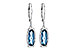 C236-05761: EARR 2.10 LONDON BLUE TOPAZ 2.28 TGW