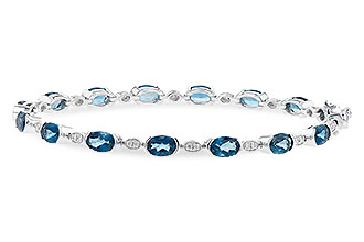 C236-05816: BRACELET 7.20 LONDON BLUE TOPAZ 7.36 TGW