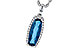 C236-07552: NECK 1.58 LONDON BLUE TOPAZ 1.70 TGW