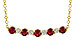 C236-08461: NECK .58 TW RUBY .70 TGW