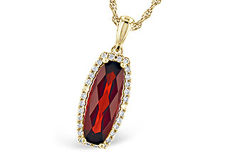 C318-74888: NECK 1.75 GARNET 1.87 TGW