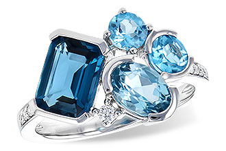 C318-79407: LDS RG 3.08 BLUE TOPAZ TW 3.15 TGW