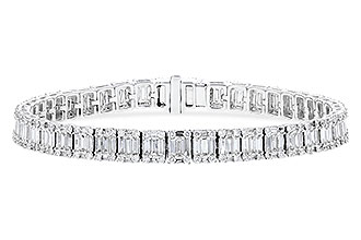 C319-65788: BRACELET 2.72 TW BAGUETTES 4.10 TW