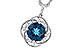 C319-66707: NECK 2.90 LONDON BLUE TOPAZ 3.05 TGW (9MM LBT)