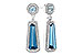 C319-67607: EARR 2.28 TW BLUE TOPAZ 2.54 TGW