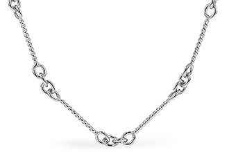 C319-69443: TWIST CHAIN (8IN, 0.8MM, 14KT, LOBSTER CLASP)