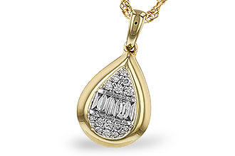 C319-72116: NECKLACE .08 BAG .16 TW