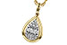 C319-72116: NECKLACE .08 BAG .16 TW
