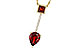 C320-56652: NECKLACE 2.15 GARNET 2.20 TGW