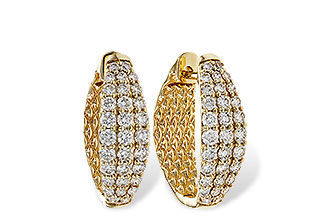 C320-58461: EARRINGS 1.00 TW