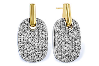 C320-61243: EARRINGS .95 TW