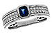 C320-61261: LDS RG .55 SAPPHIRE .88 TGW (5x4MM SA)