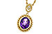 C320-63034: NECKLACE 1.38 AMETHYST 1.40 TGW (9x7MM AMY)