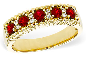 C320-63070: LDS WED RG .60 TW RUBY .72 TGW