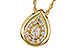 C320-63079: NECKLACE .19 P.S. .36 TW