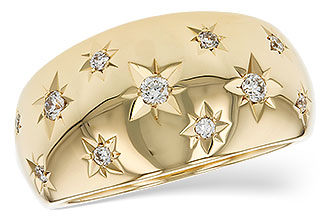 C321-45788: LDS DIA WEDDING RING .18 TW