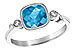 D232-43043: LDS RG 1.66 BLUE TOPAZ 1.71 TGW