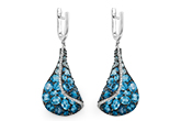 D233-32116: EARR 6.86 BLUE TOPAZ 7.05 TGW