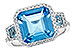 D236-07597: LDS RG 4.40 TW BLUE TOPAZ 4.60 TGW