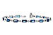 D318-74861: BRACELET 7.90 LONDON BLUE TOPAZ 8.13 TGW