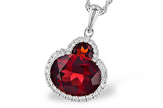 D318-80352: NECK 3.02 TW GARNET 3.16 TGW