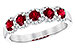 D319-63916: LDS RG .66 TW RUBY .86 TGW