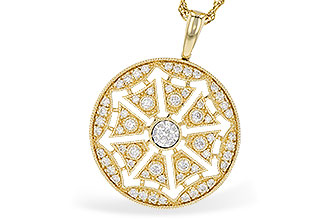 D319-63970: NECKLACE .38 TW