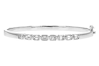 D319-66688: BANGLE 2.00 TW EMERALD CUTS
