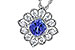 D319-66725: NECK .98 TANZANITE 1.24 TGW (6MM TANZ)