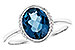 D319-67616: LDS RG 1.90 TW LONDON BLUE TOPAZ 1.93 TGW(9x7 LBT)