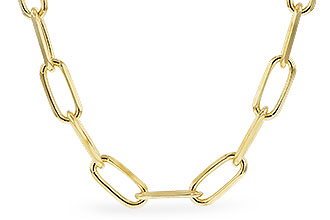 D319-69416: PAPERCLIP LG (4.0MM, 14KT, 22IN, LOBSTER CLASP)