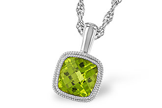D319-69452: NECKLACE .95 CT PERIDOT