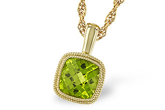 D319-69452: NECKLACE .95 CT PERIDOT