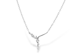 D319-70316: NECKLACE 1.22 TW FANCY CUT DIAMONDS (18")