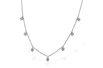 D319-71225: NECKLACE .32 TW (18")