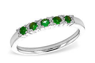 D319-71252: LDS WED RG .20 EMERALD .27 TGW