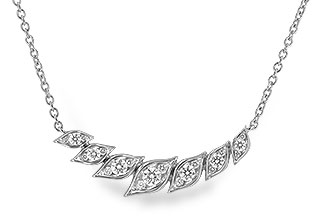 D320-54852: NECKLACE .36 TW