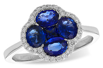 D320-55816: LDS RG 1.72 TW SAPPHIRE 1.87 TGW