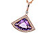 D320-56652: NECKLACE 2.80 AMETHYST 2.97 TGW