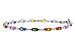D320-56716: BRACELET 4.76 MULTI-COLOR SAPPH 5.08 TGW (7")