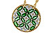 D320-56725: NECK 1.02 EMERALD TW 1.32 TGW
