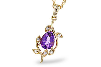 D320-57597: NECKLACE .88 AMETHYST .93 TGW (8x6MM AMY)