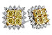 D320-58497: EARR 1.04 FANCY YELLOW DIAMONDS 1.44 TW