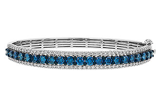 D320-59425: BANGLE 4.05 BLUE DIAS 5.50 TW