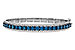 D320-59425: BANGLE 4.05 BLUE DIAS 5.50 TW