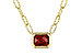 D320-60343: NECKLACE 1.45 GARNET (18")
