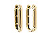 D320-60361: GOLD EARRINGS (18MM)