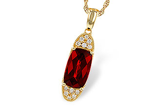 D320-61197: NECK 2.45 GARNET 2.55 TGW