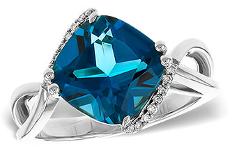 D320-61234: LDS RG 4.42 LONDON BLUE TOPAZ 4.50 TGW (10MM LBT)